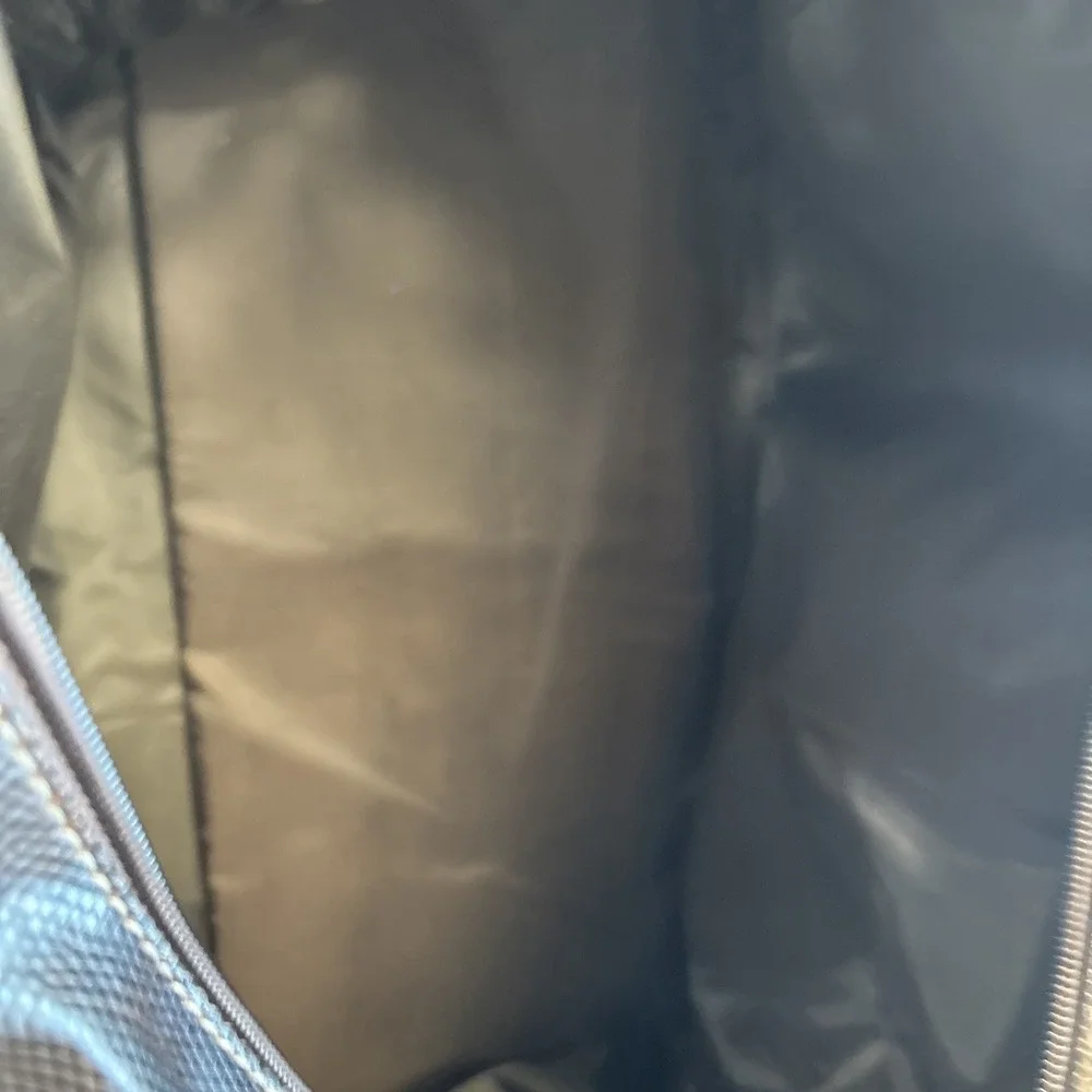 Aramis Large Duffel Travel Bag Dark Brown Zipper Close‎ Large